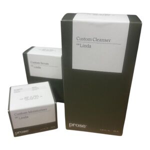 PROSE NEW Custom Cleanser, Serum, & Moisturizer Set in original sealed boxes